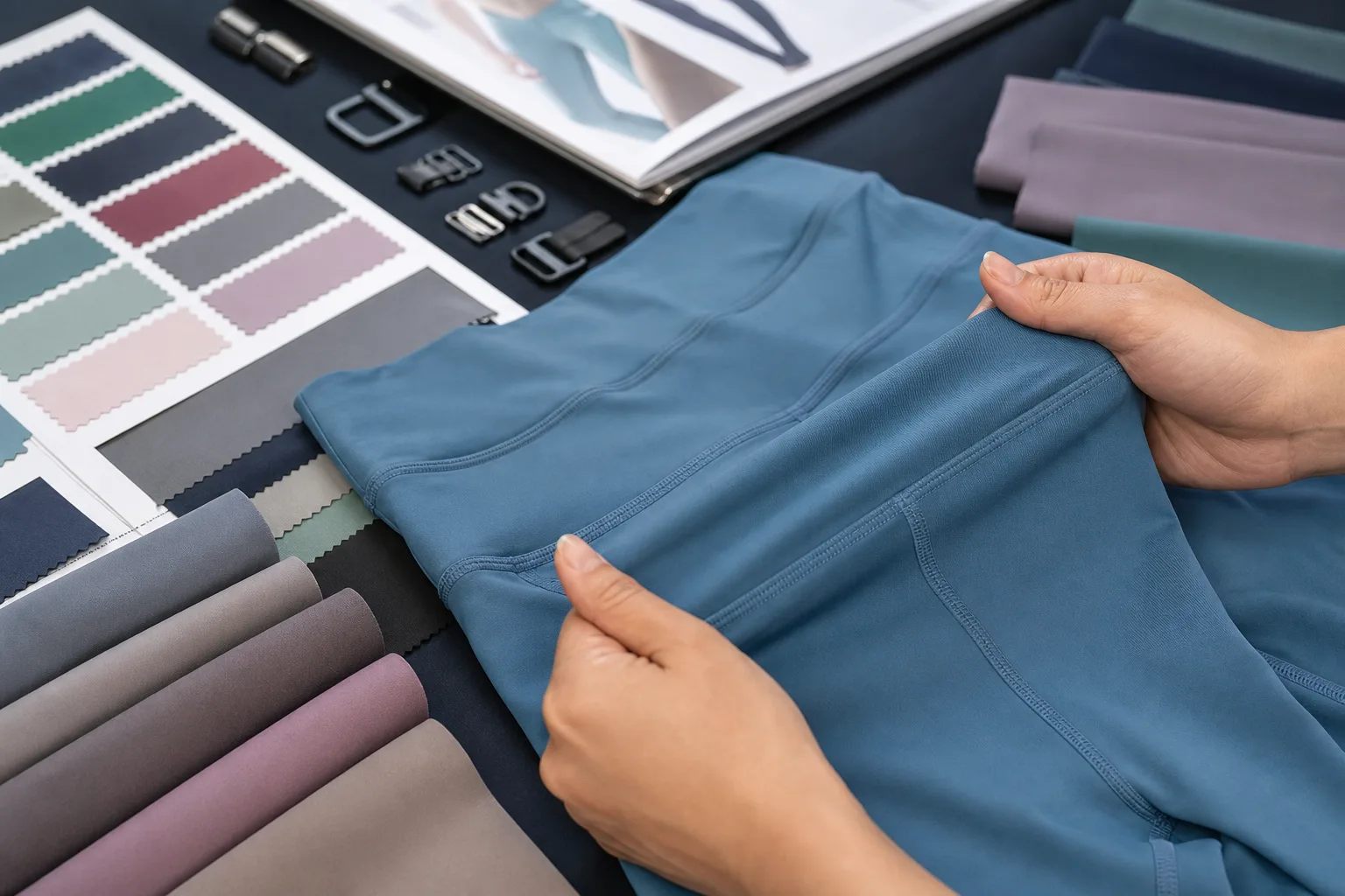 Fabric and fit review for yoga apparel manufacturing buyers