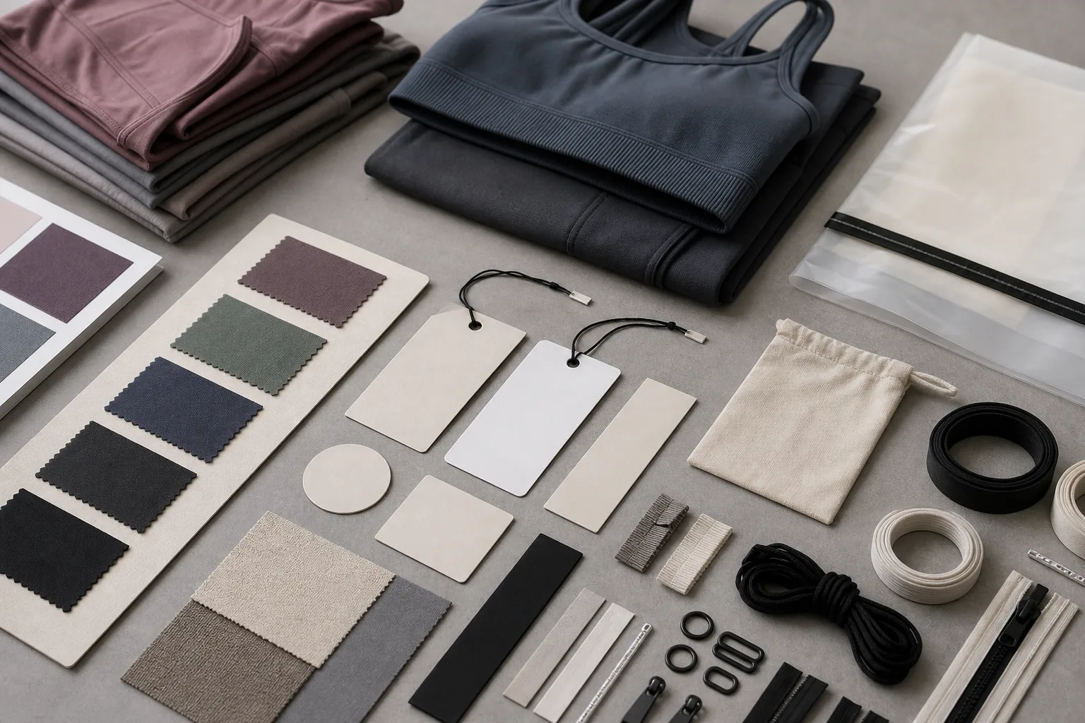 Private label branding preparation for yoga apparel manufacturing buyers