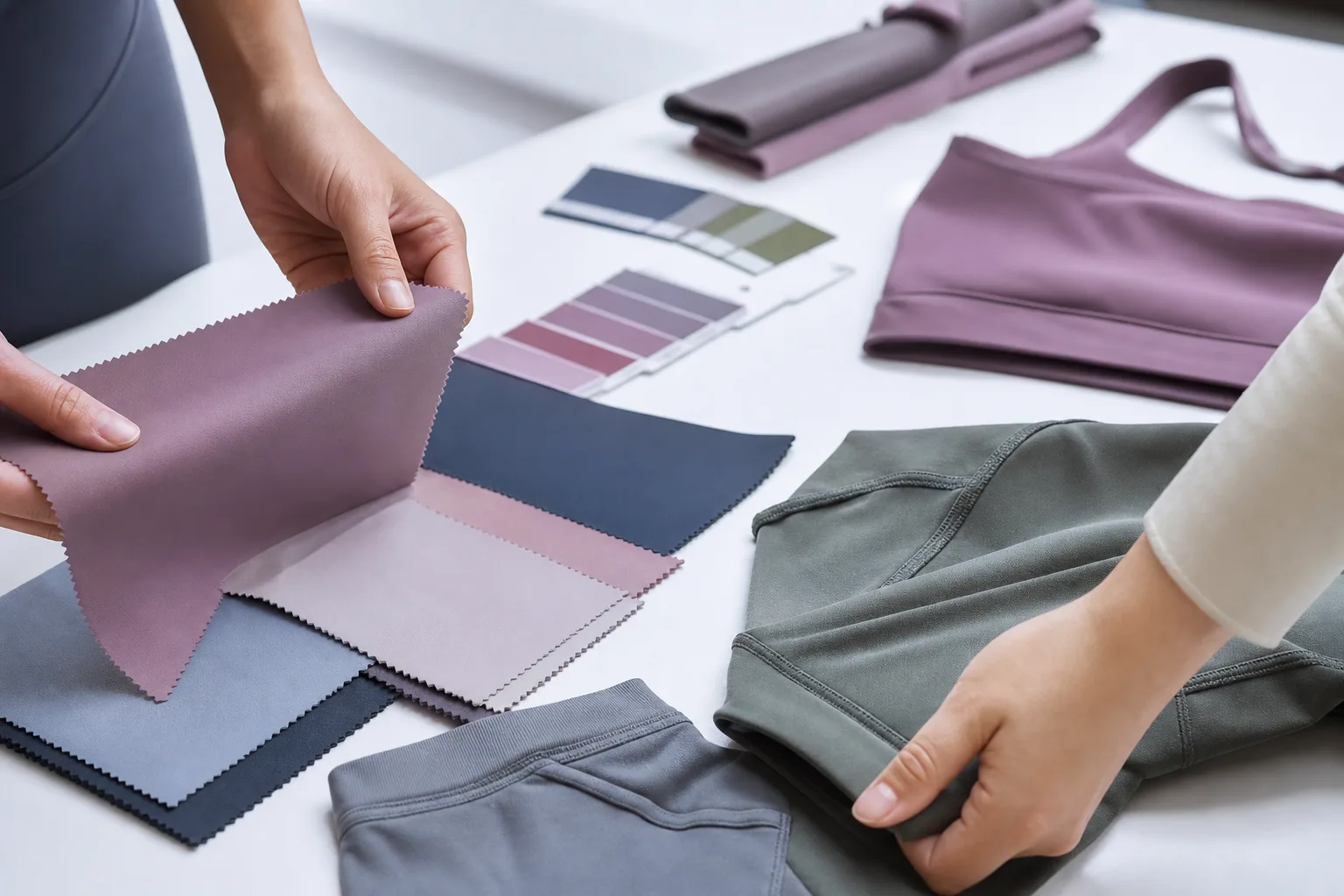 Fabric and fit review for yoga apparel manufacturing buyers