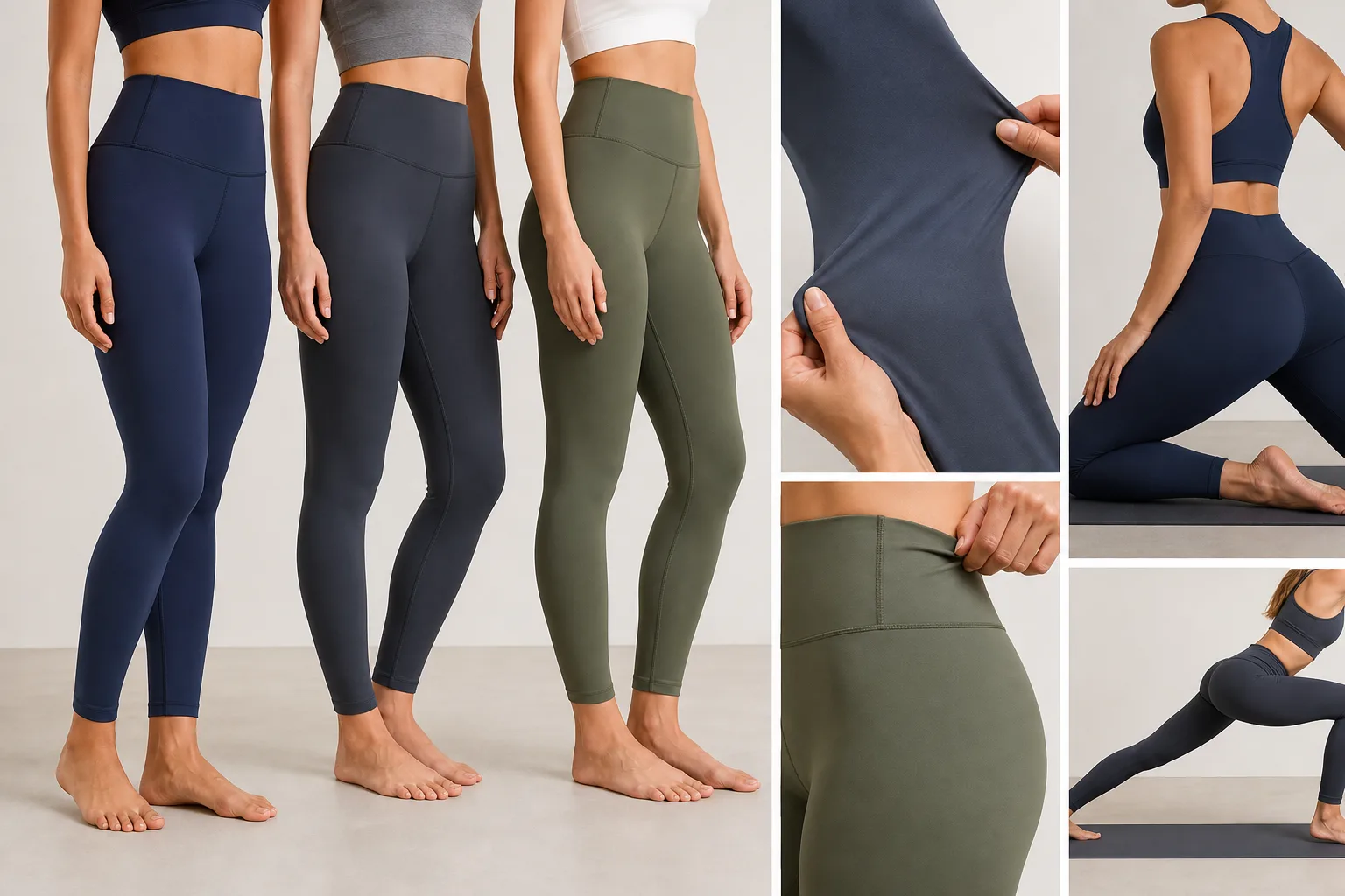 Private label yoga leggings for yoga apparel manufacturing buyers