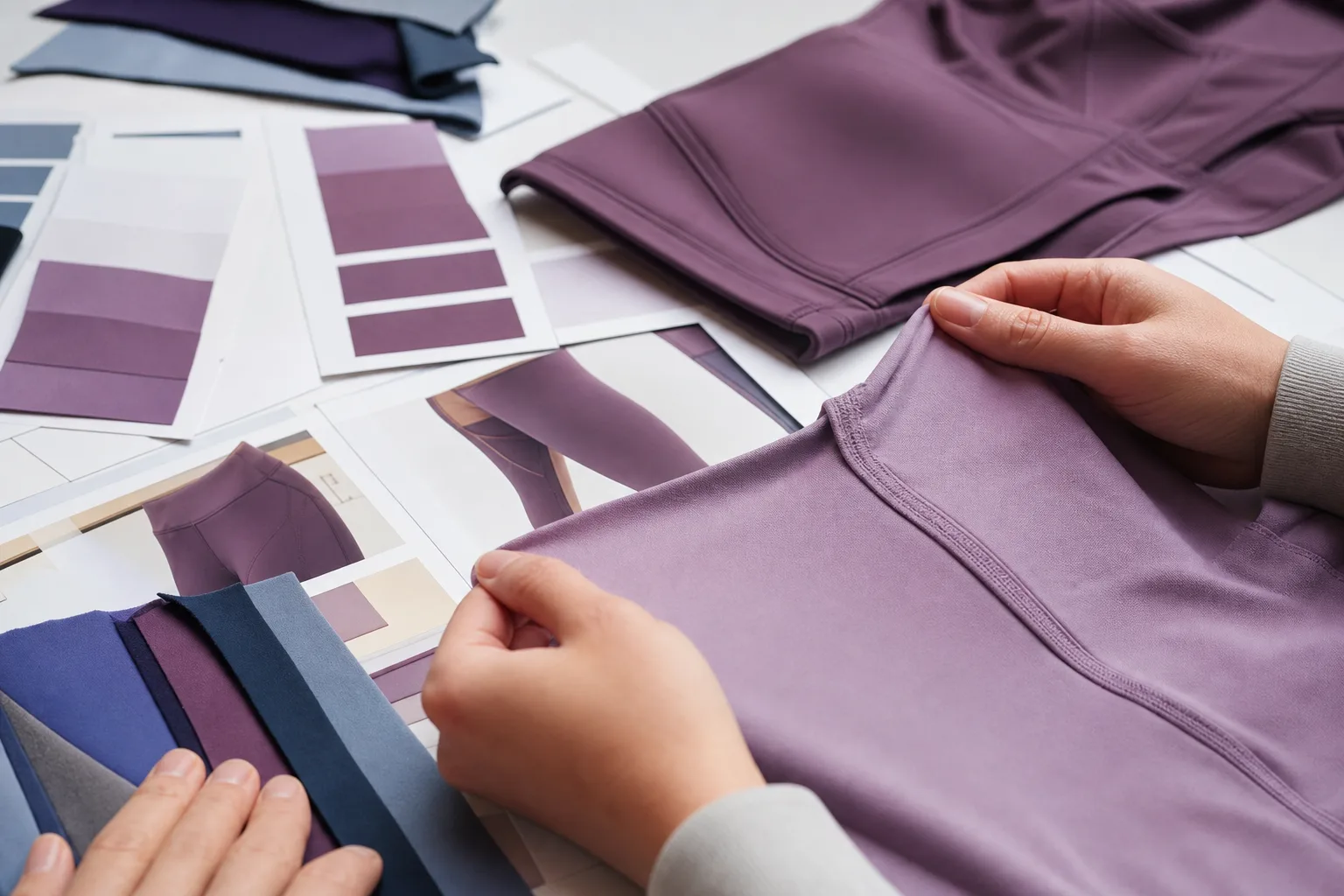 Fabric and fit review for yoga apparel manufacturing buyers