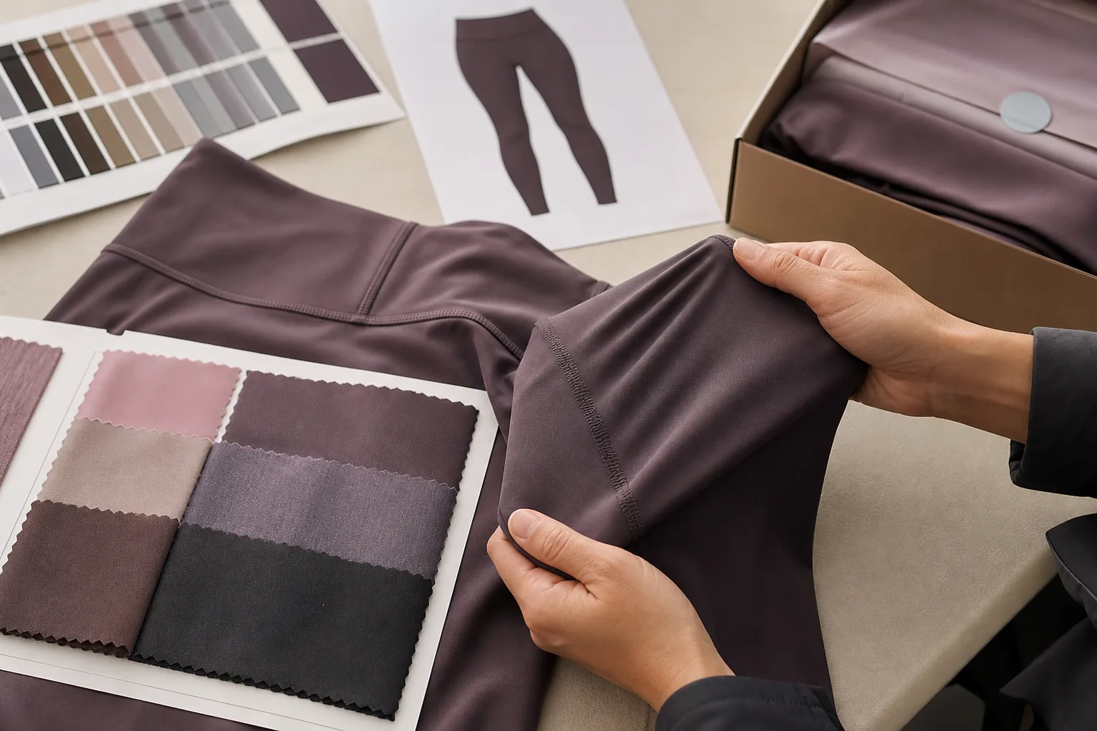 Fabric and fit review for yoga apparel manufacturing buyers