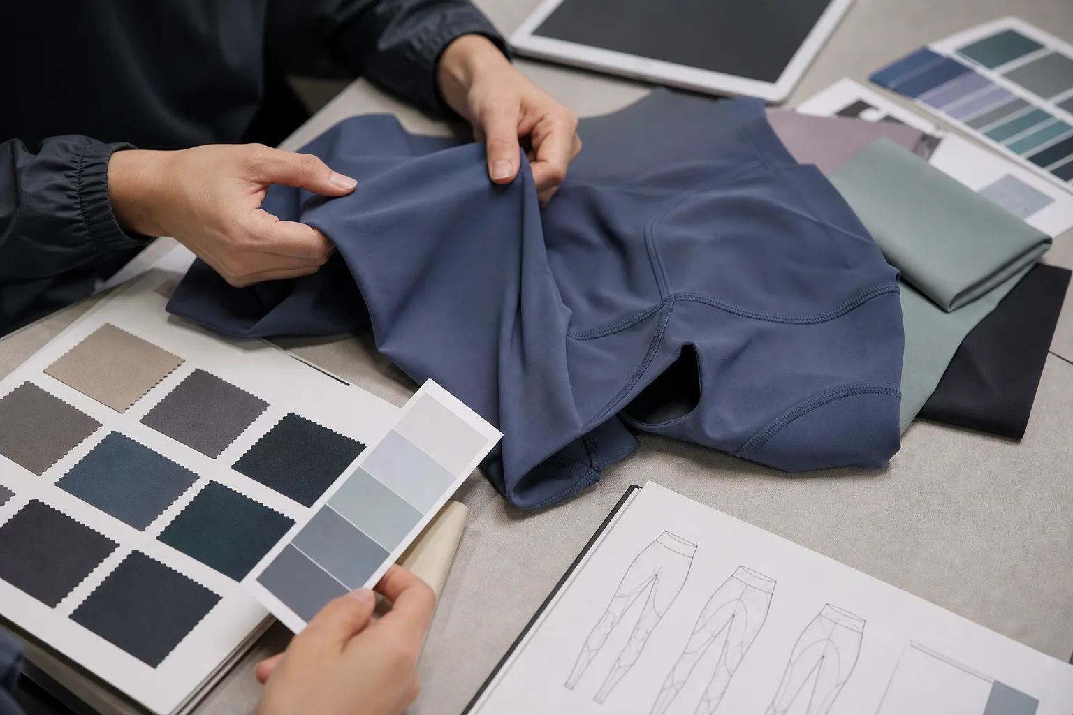 Fabric and fit review for yoga apparel manufacturing buyers