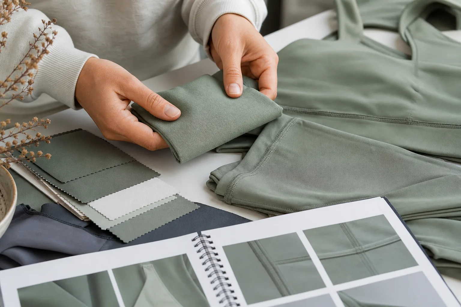 Fabric and fit review for yoga apparel manufacturing buyers