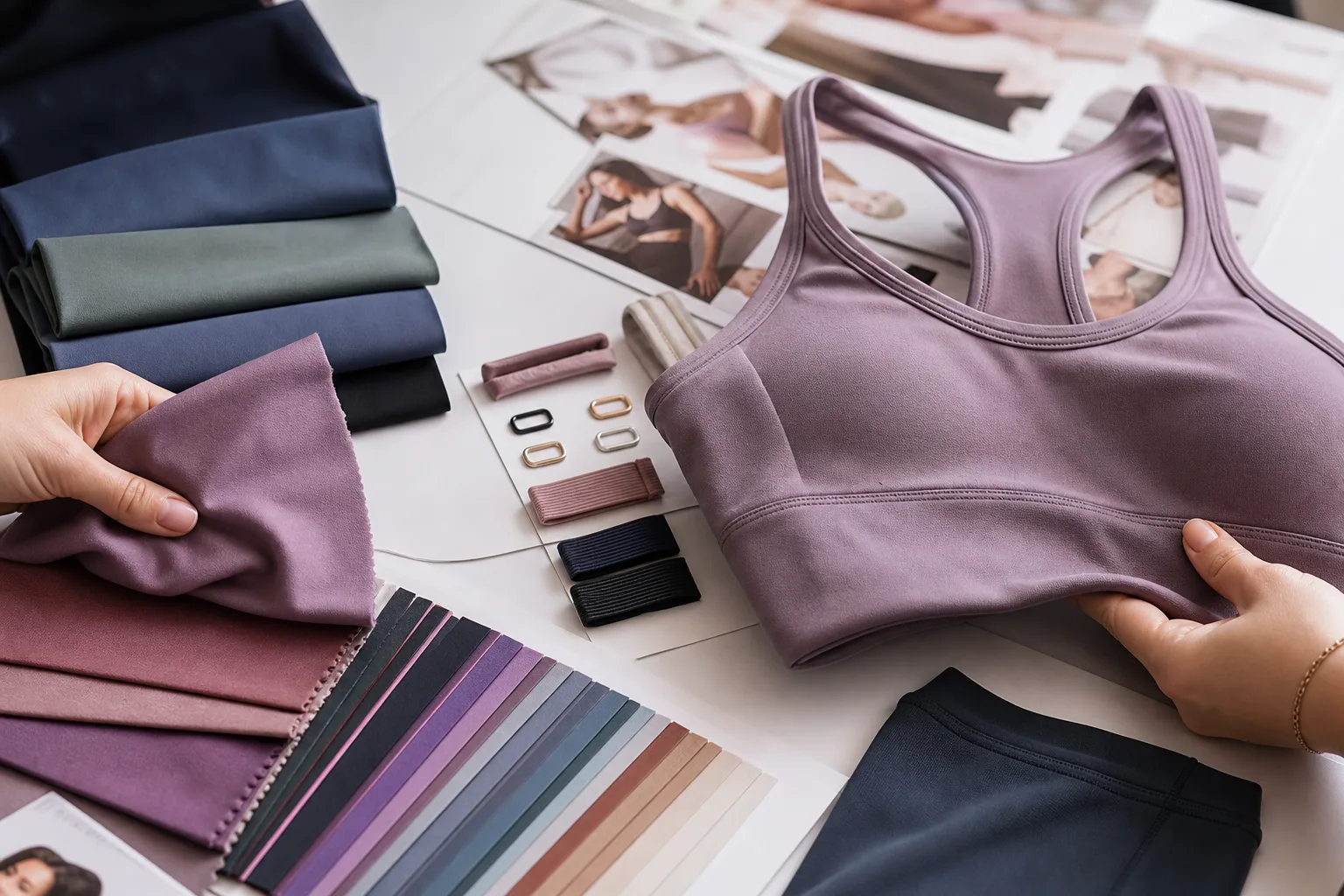 Fabric and fit review for yoga apparel manufacturing buyers