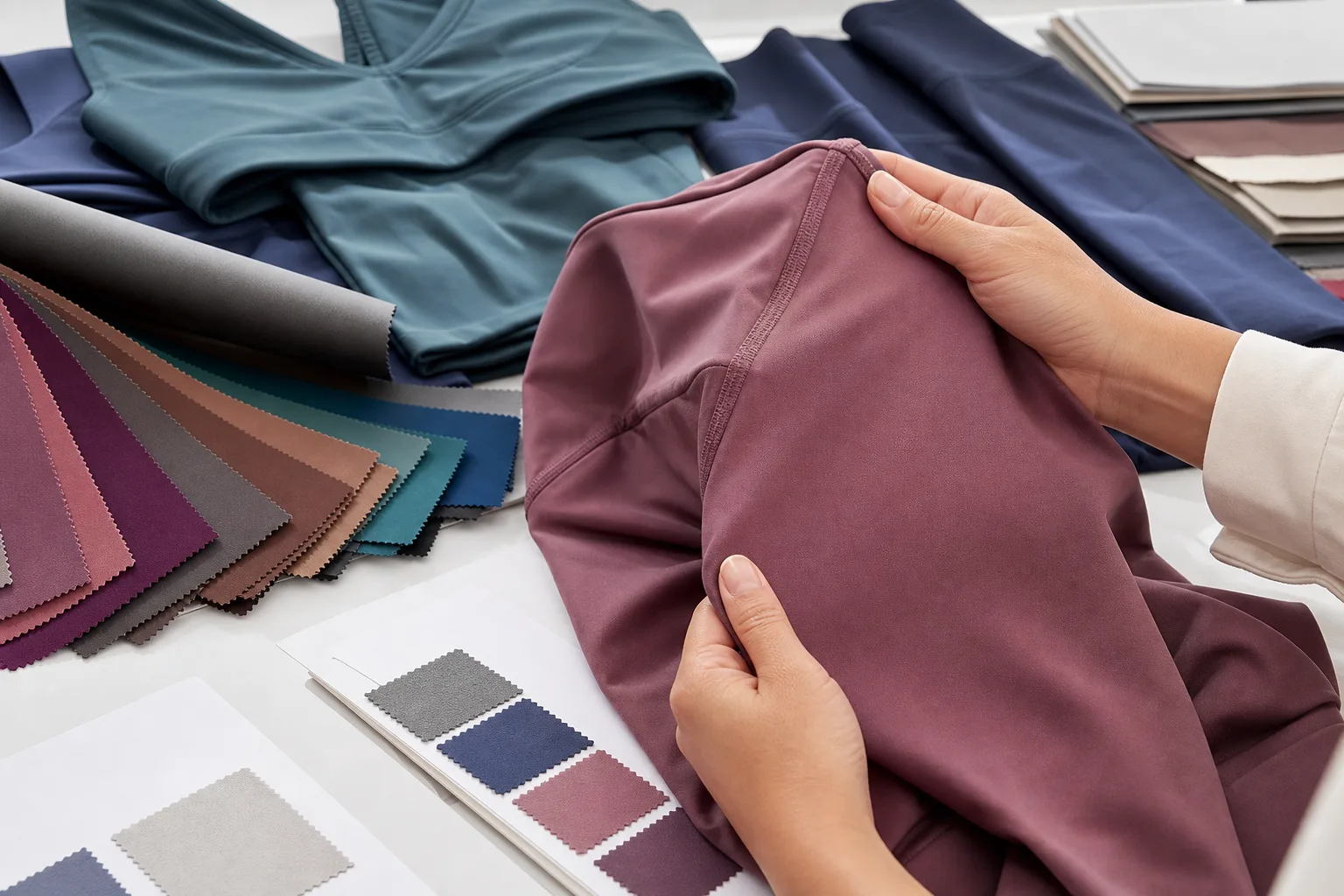 Fabric and fit review for yoga apparel manufacturing buyers