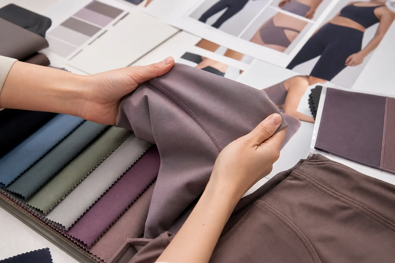 Fabric and fit review for yoga apparel manufacturing buyers