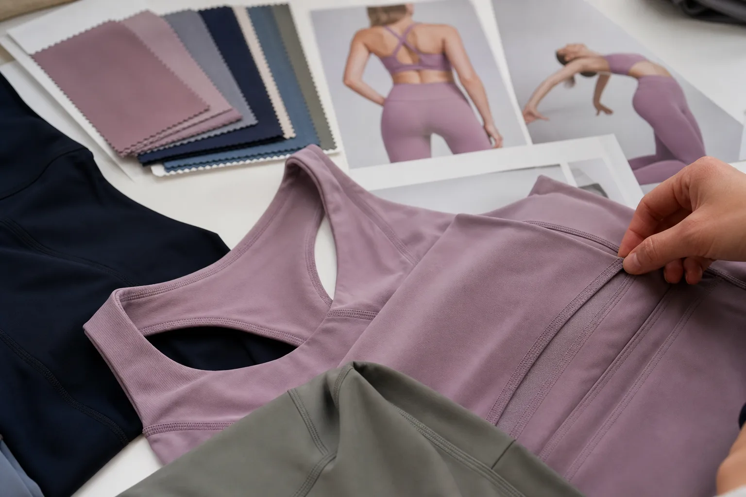 Fabric and fit review for yoga apparel manufacturing buyers