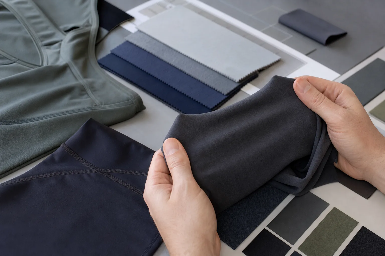 Fabric and fit review for yoga apparel manufacturing buyers