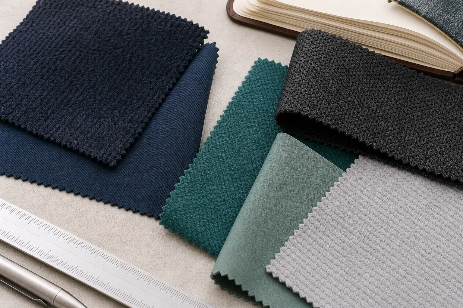 Eco-friendly activewear fabric swatches for stretch and recovery review