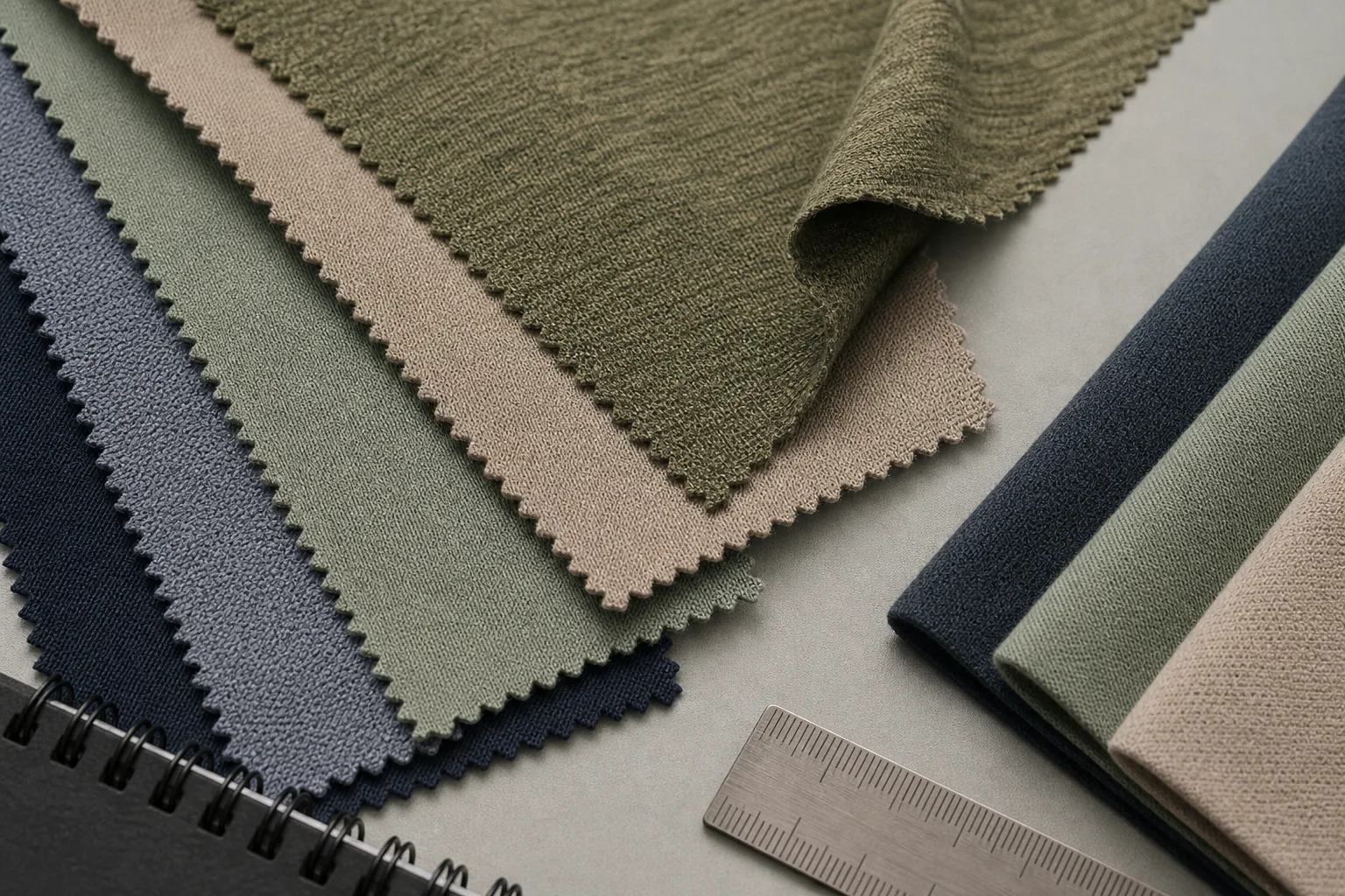 Eco-friendly activewear fabric swatches for stretch and recovery review
