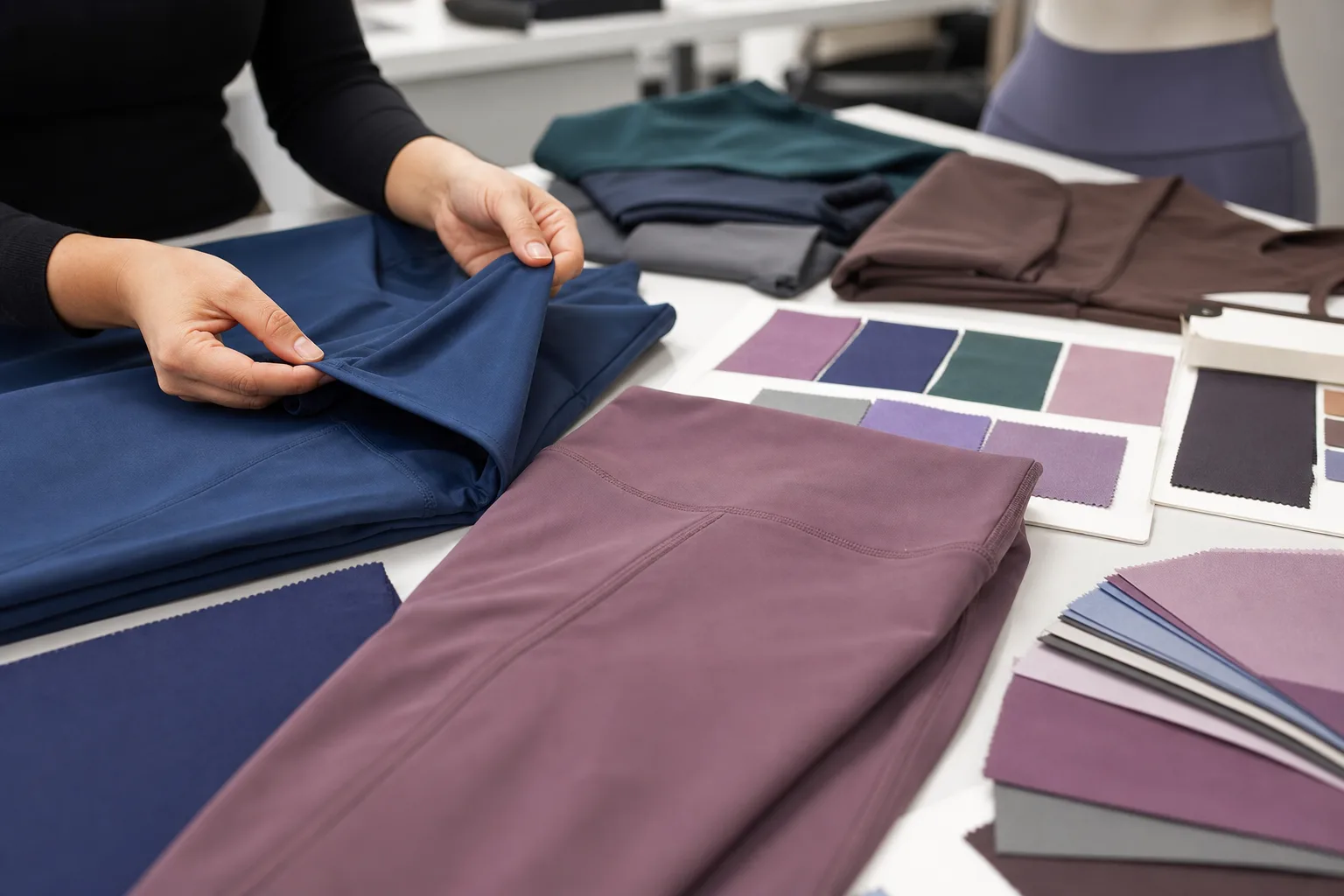 Fabric and fit review for yoga apparel manufacturing buyers