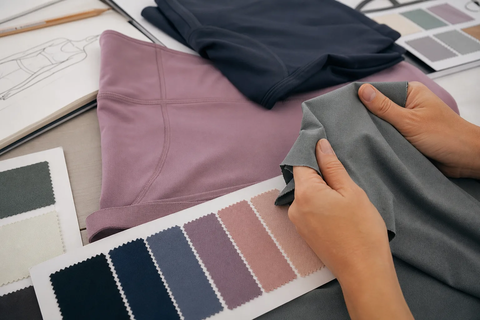 Fabric and fit review for yoga apparel manufacturing buyers