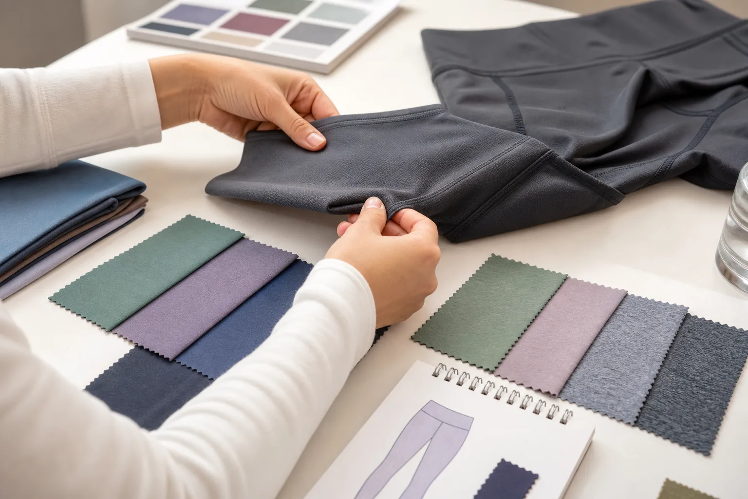 Fabric and fit review for yoga apparel manufacturing buyers