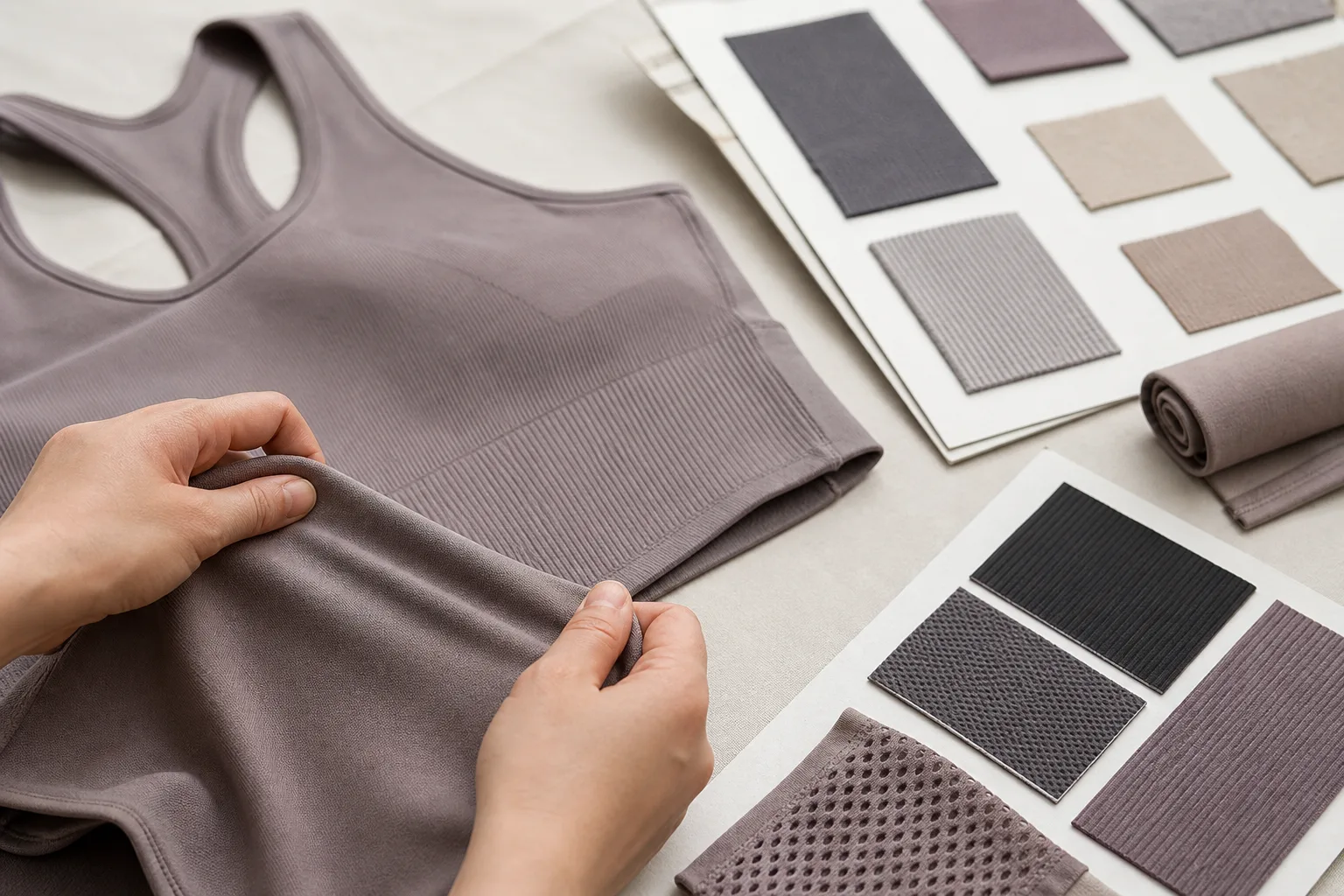 Fabric and fit review for yoga apparel manufacturing buyers