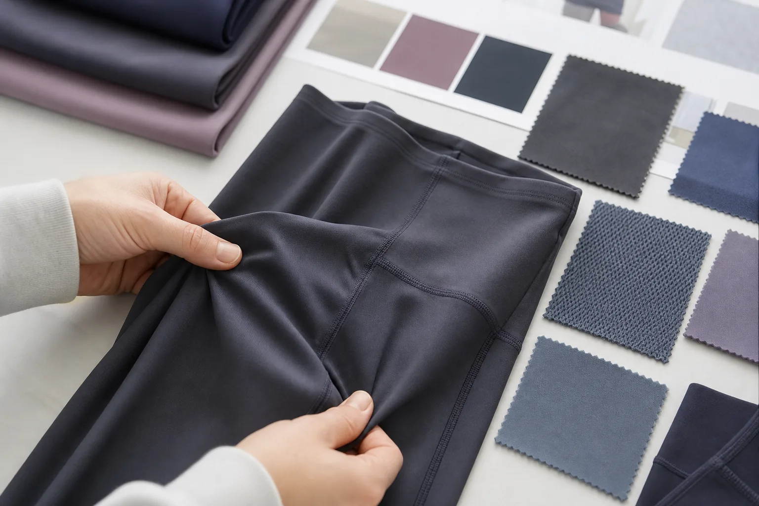 Fabric and fit review for yoga apparel manufacturing buyers
