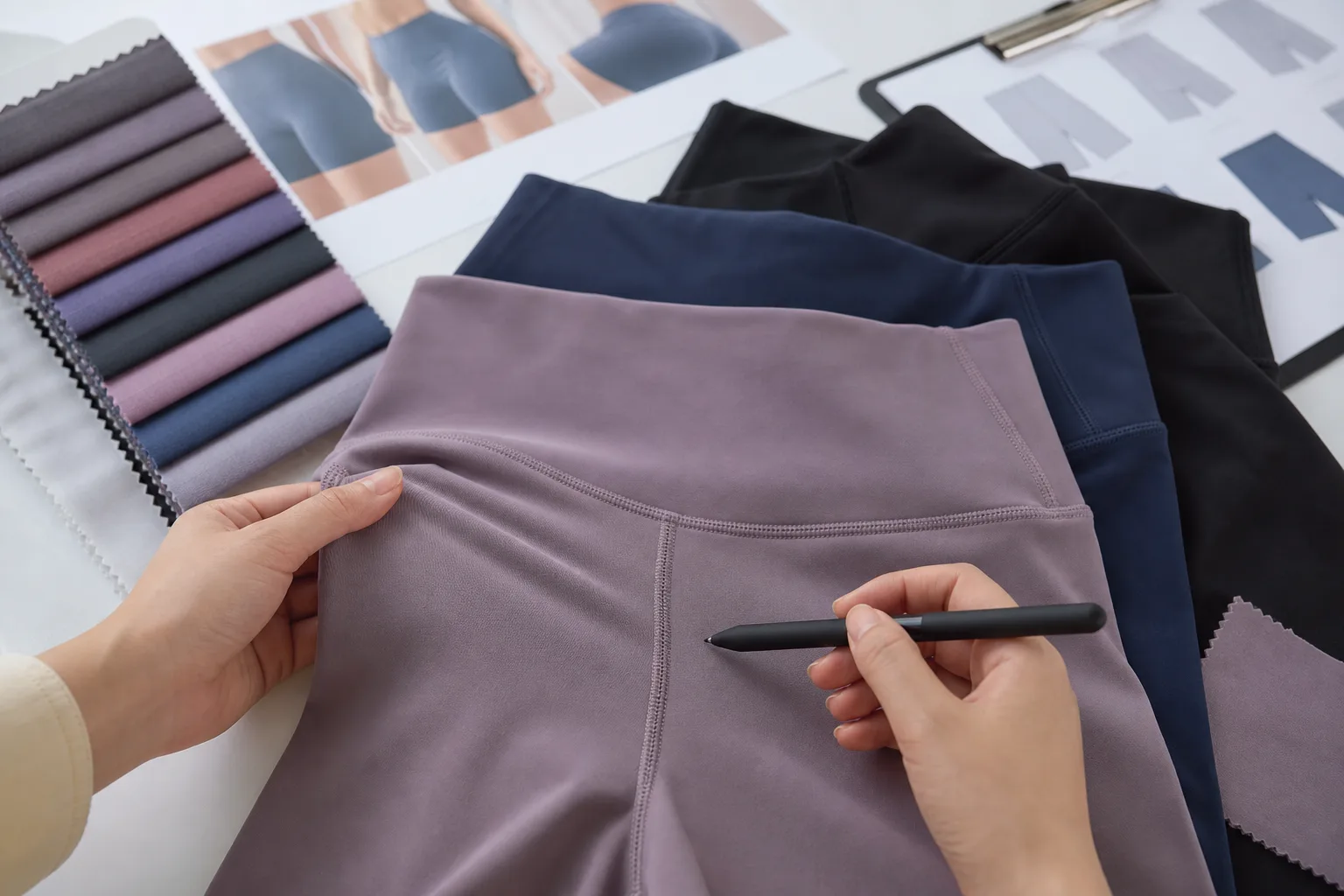 Fabric and fit review for yoga apparel manufacturing buyers