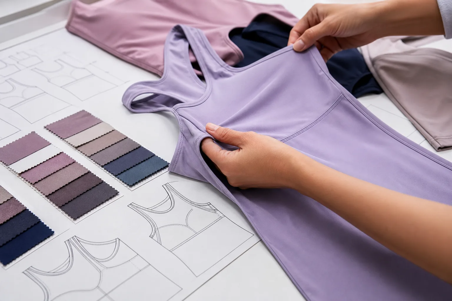Fabric and fit review for yoga apparel manufacturing buyers