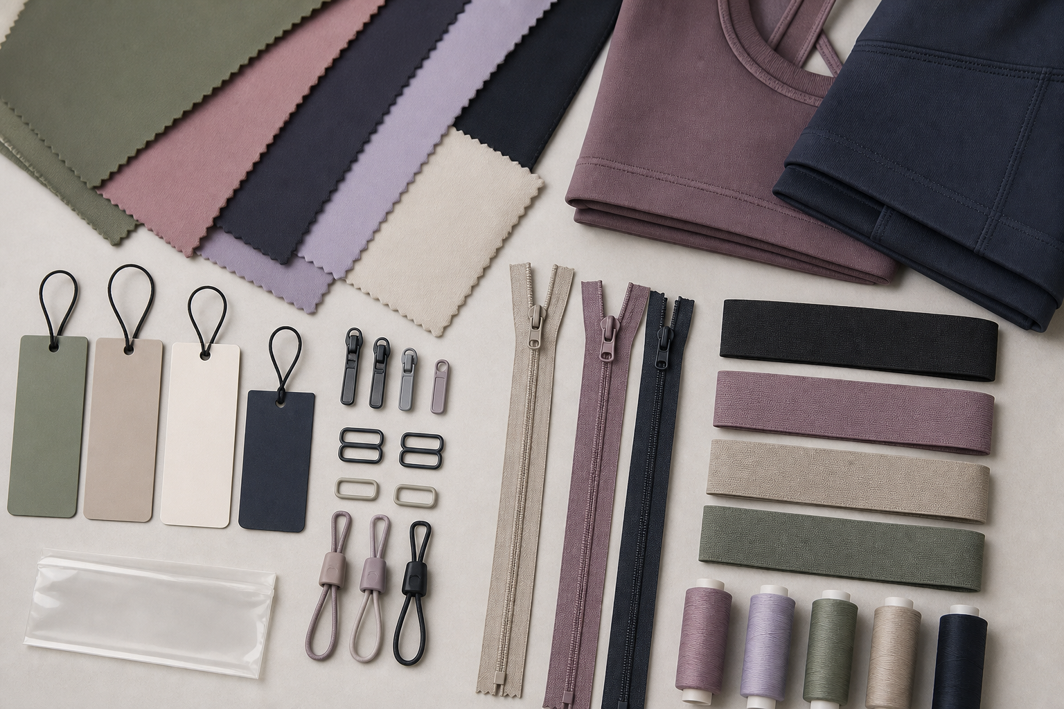 Detailed view of Select Fabric, Colour and Trims for the Design